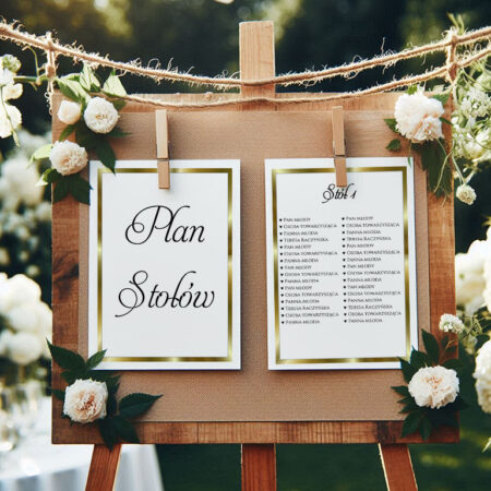 Plan stołów A4 wz12