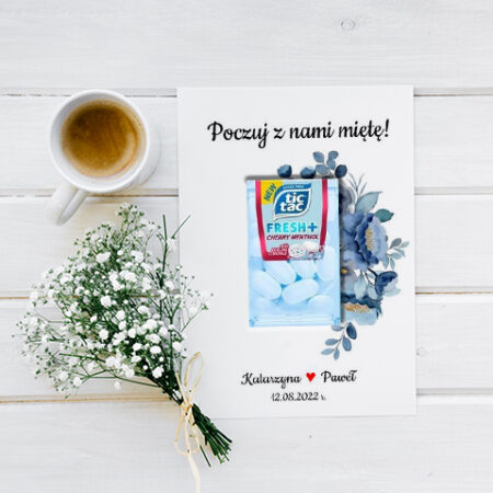Podziękowanie TIC TAC Granatowe