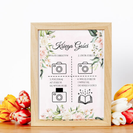 Instax Plakat Pudrowy Róż