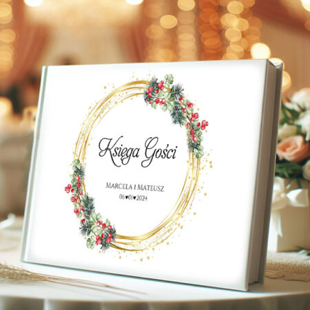 Księga gości Świąteczna Zimowa