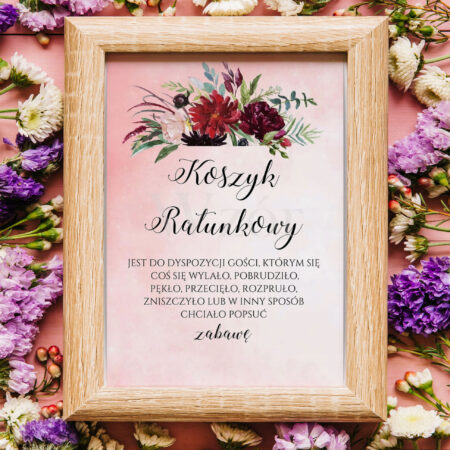 Koszyk Ratunkowy Bordo