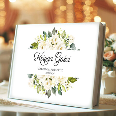 Księga gości Kremowe Róże