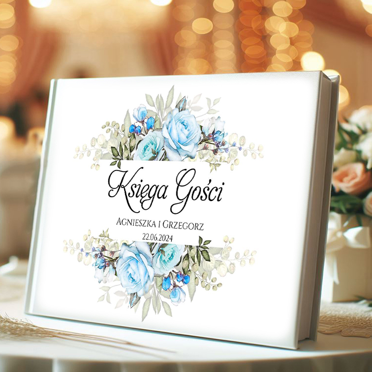 Księga gości Błękitna Róże