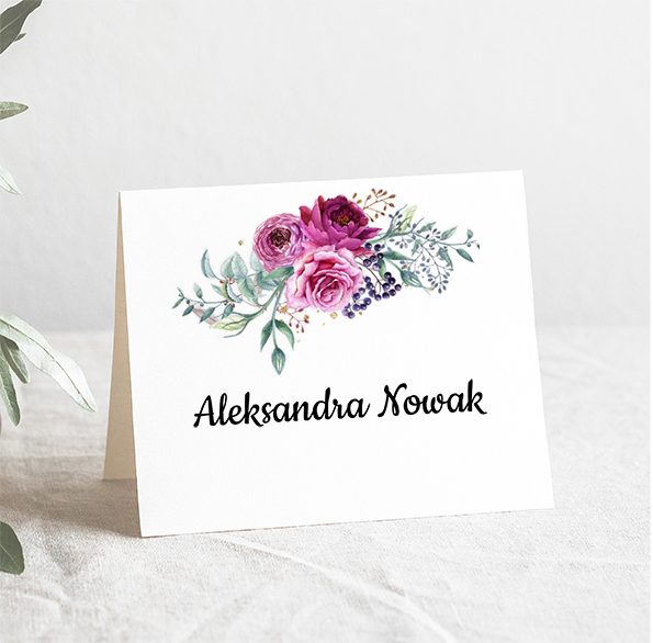 Winietka Stojąca Fuksja wzór nr3