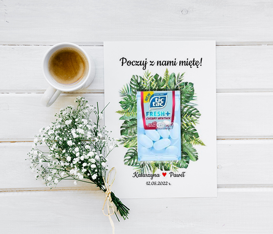 Podziękowanie TIC TAC Zielone Paproć