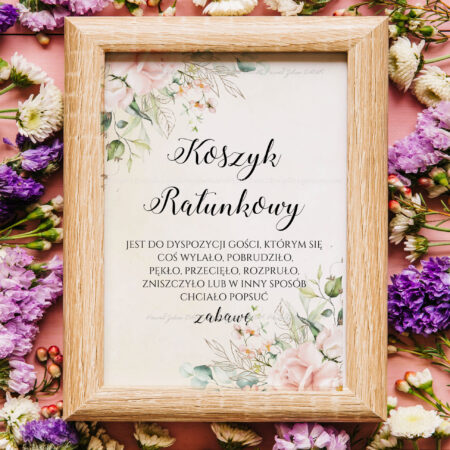 Koszyk Ratunkowy Różowy