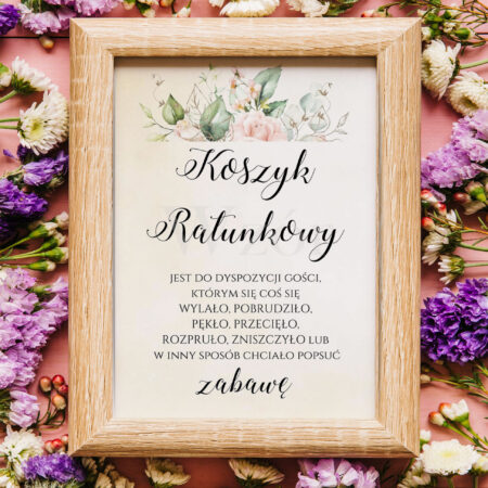 Koszyk Ratunkowy Pudrowe Róże