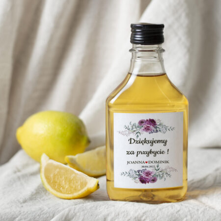 Naklejki na butelkę 100 ml Bordowe