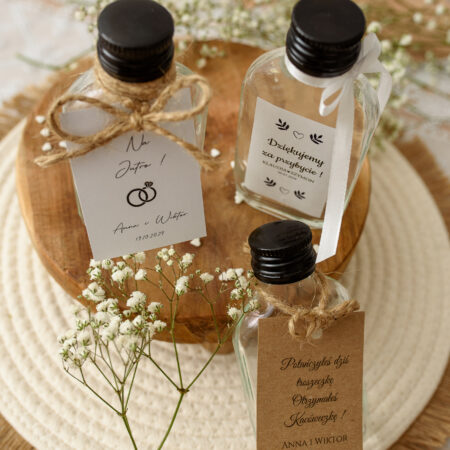 Buteleczki 100ml - podziękowania dla Gości