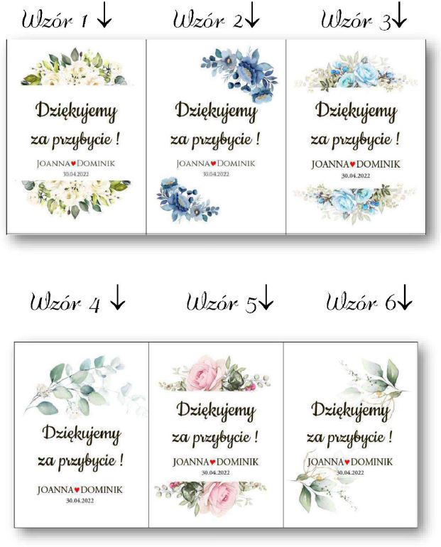 Buteleczki 100ml - podziękowania dla Gości - obrazek 2