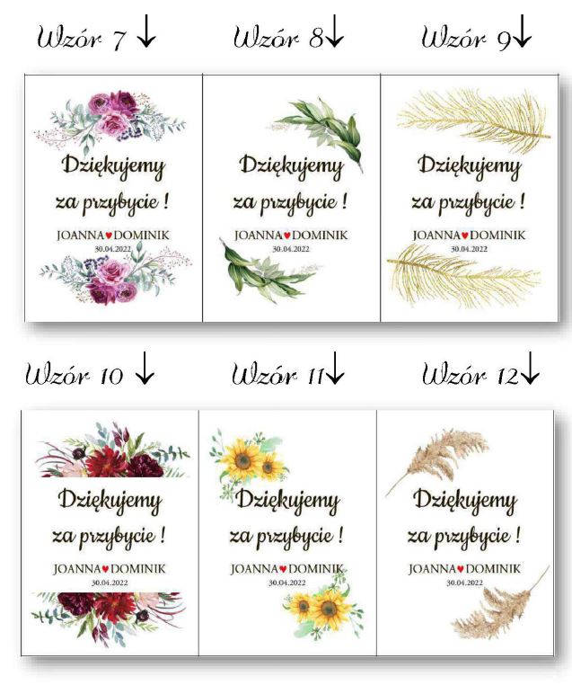 Buteleczki 100ml - podziękowania dla Gości - obrazek 3