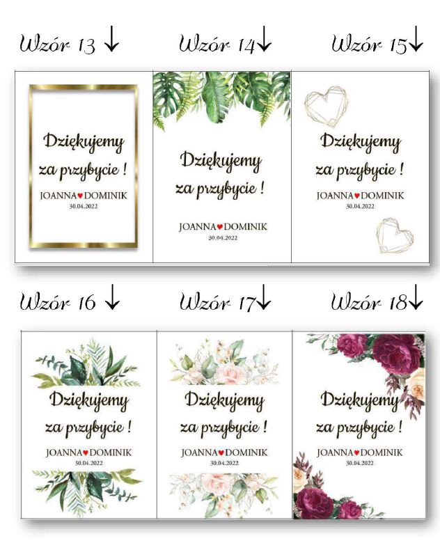 Buteleczki 100ml - podziękowania dla Gości - obrazek 4