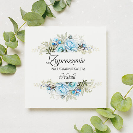 Zaproszenie Komunia Święta wzór 2