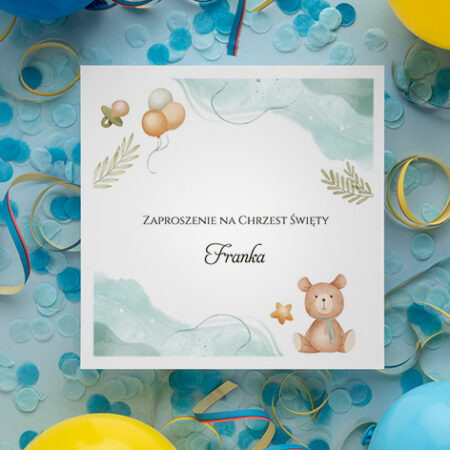 Wzór 5 - chrzest, roczek, urodziny