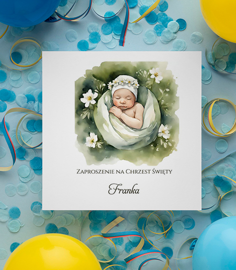 Wzór 9 - chrzest, roczek, urodziny