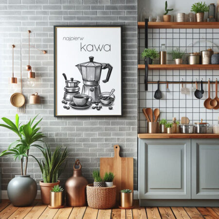 Plakat Do Domu A3 Kawa