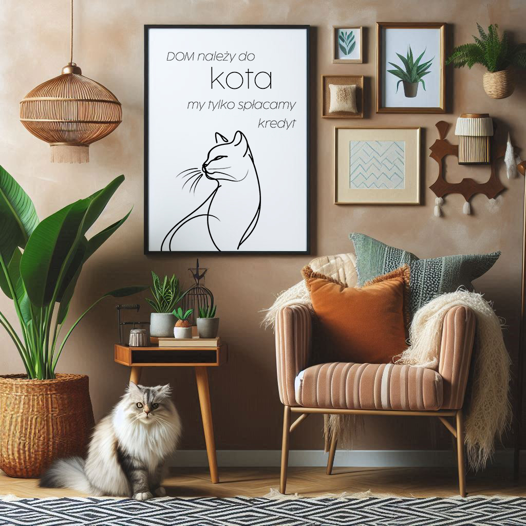 Plakat Do Domu Kot 1