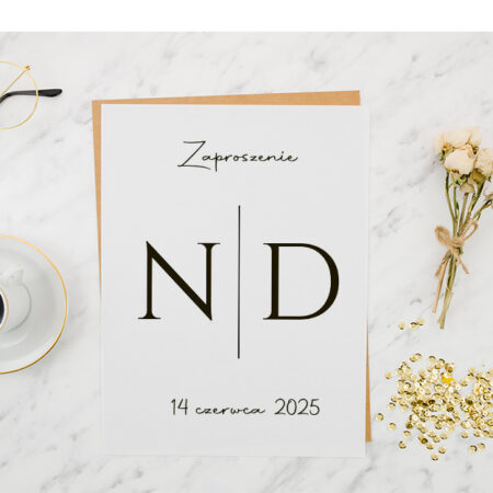 Składane z kieszonką + rsvp - zestaw Wzór6