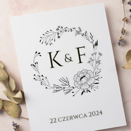 Pozłacane Jednokartkowe wzór4