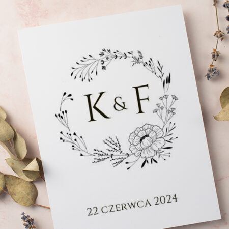 Pozłacane Jednokartkowe wzór8