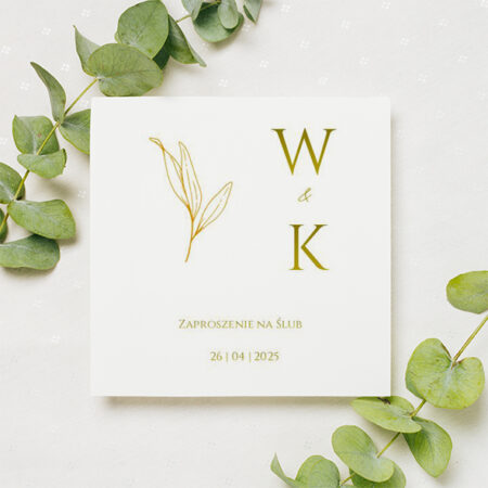 Pozłacane Składane Kwadratowe - wzór4