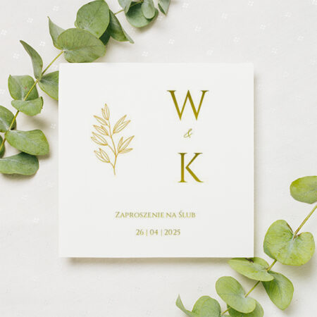 Pozłacane Składane Kwadratowe - wzór7