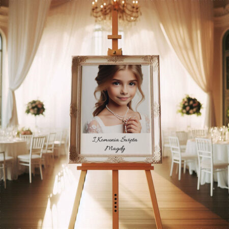 Tablica powitalna Komunia Święta 50x70cm