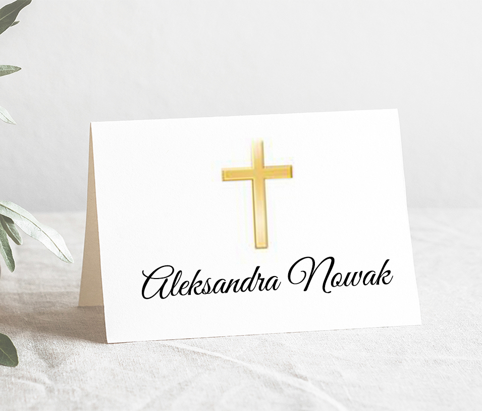 Winietka Komunia Święta Wzór4 Krzyż