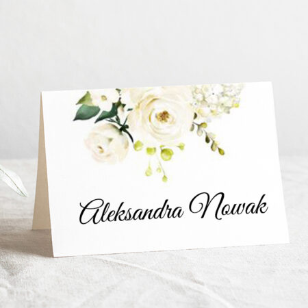 Winietka Komunia Święta Wzór9 kremowe kwiaty